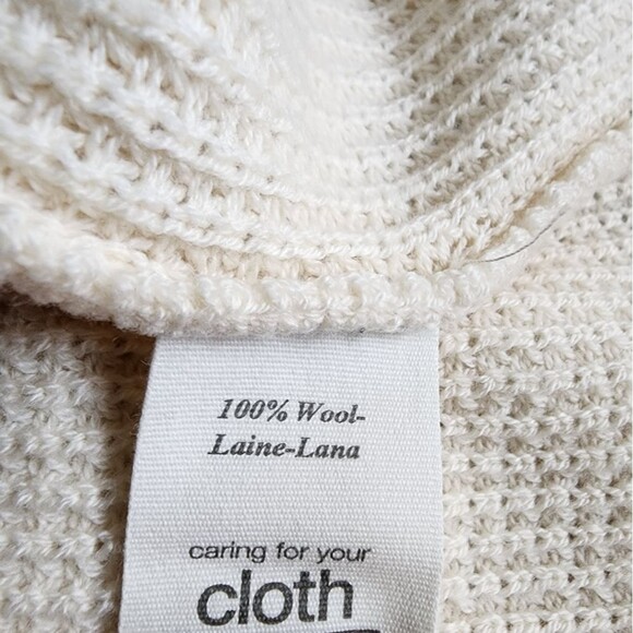 Paper Denim & Cloth Cream Sleeveless Wool Sweater XS - Picture 7 of 10